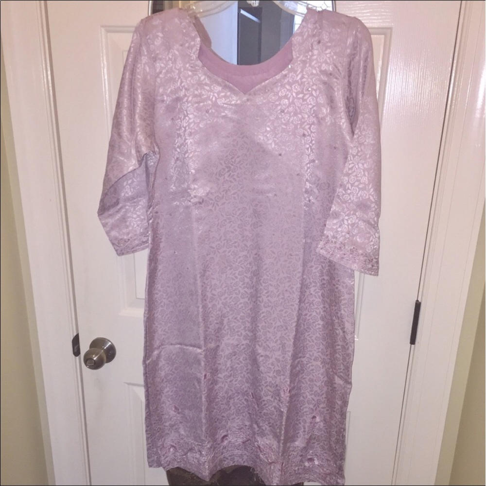 Indian/Pakistani dress in pure crepe