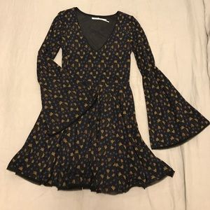 Floral Bell Sleeve Dress