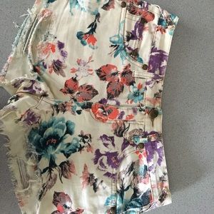 Free people flower shorts