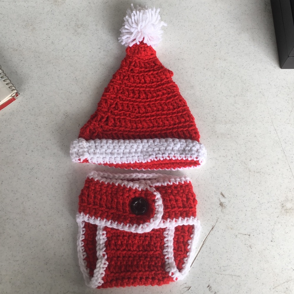 Crocheted Infant Outfit