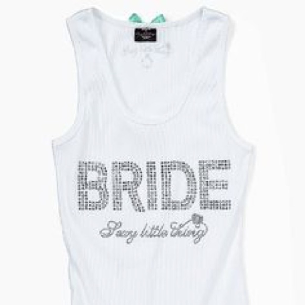 Victoria's Secret Jeweled Bride tank top
