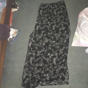 Flower Maxi Skirt