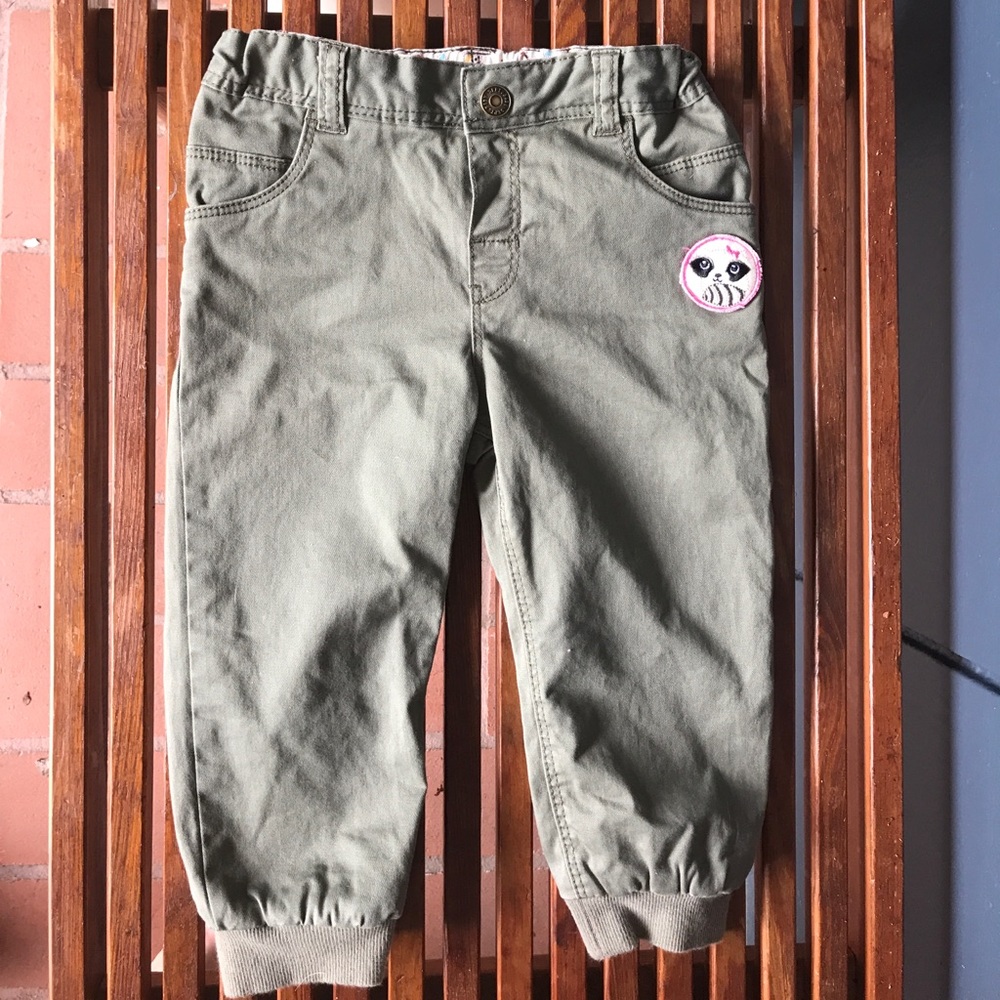 Olive pants for girls
