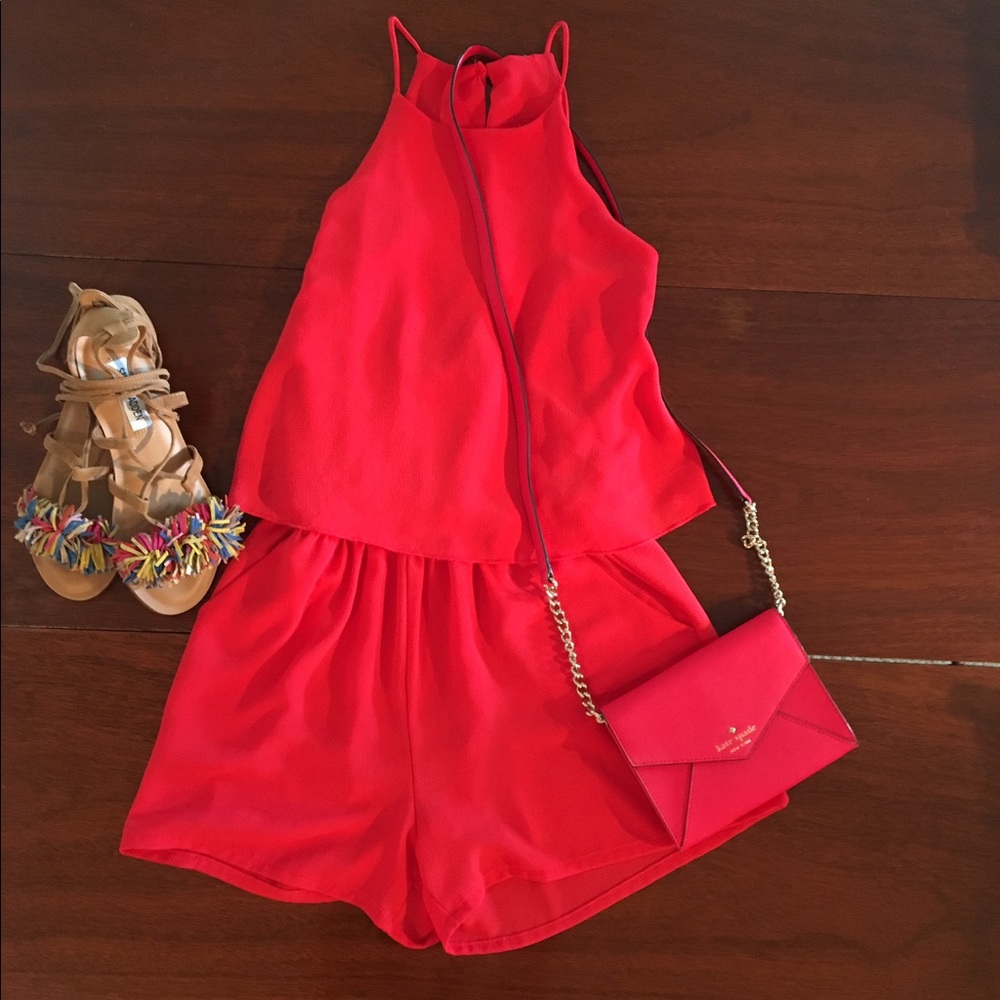 Coral romper