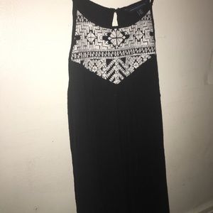 Long black and White american eagle tank