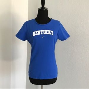 Nike // KENTUCKY Blue Slim Fit Tee - Size L