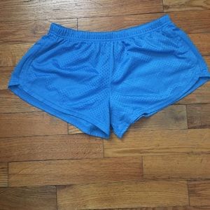 Women's blue soffe shorts
