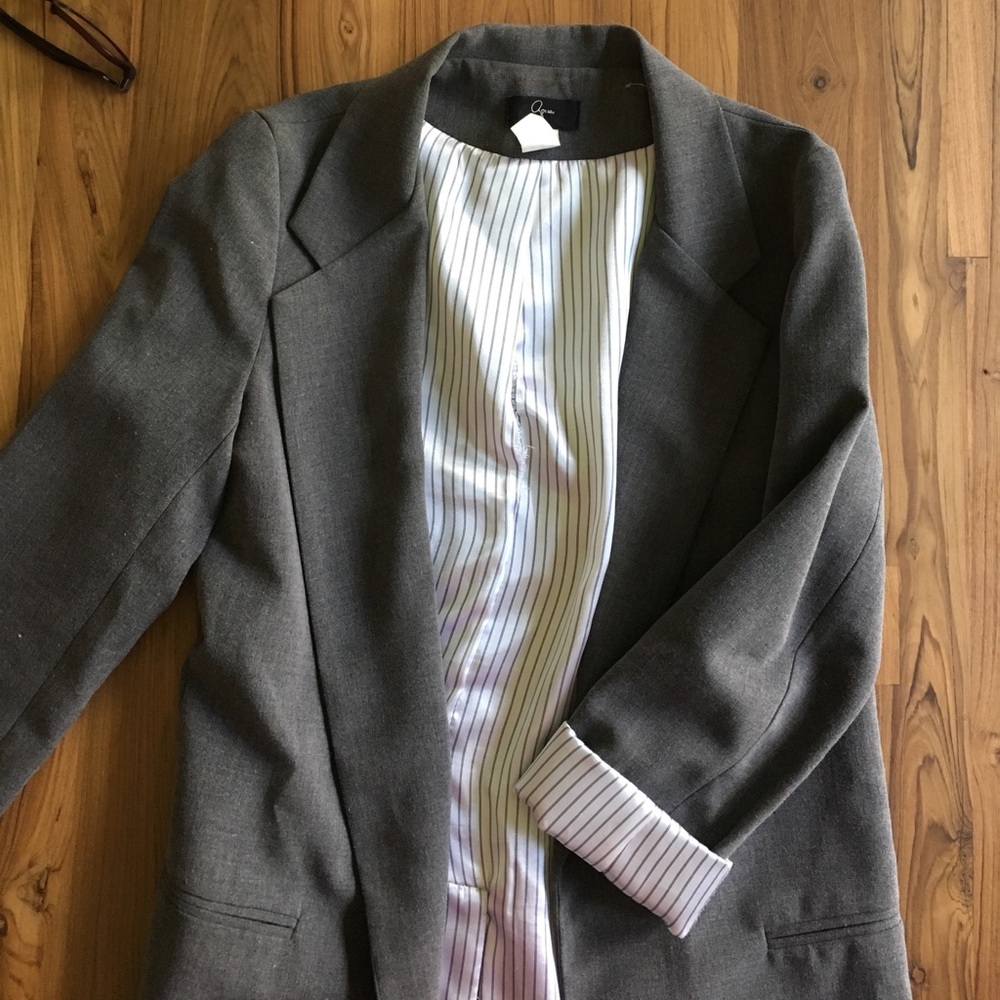Aqua brand grey blazer