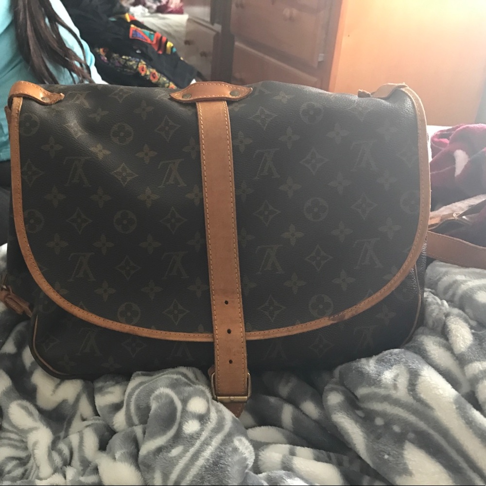 💯Authentic Vtg Louis Vuitton Saumur 35 Crossbody