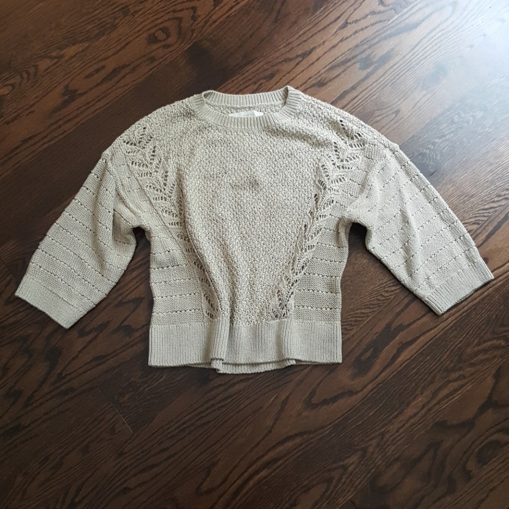 Beige Ann Taylor LOFT sweater size s