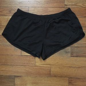 Women's black size M Soffe shorts