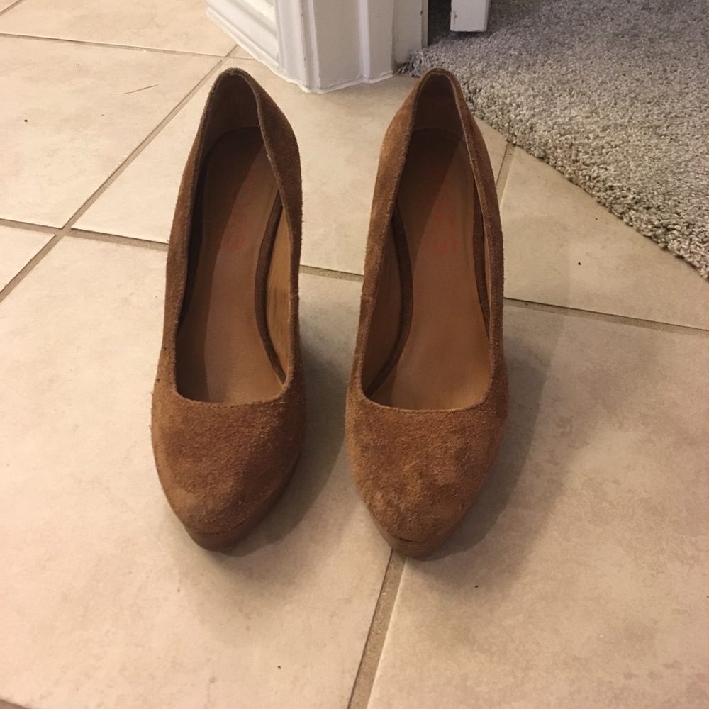 Michael Kors suede wedges
