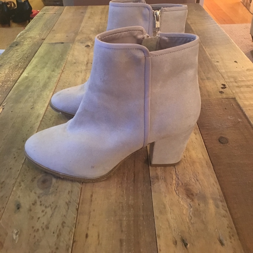 H&M Tan Suede Booties
