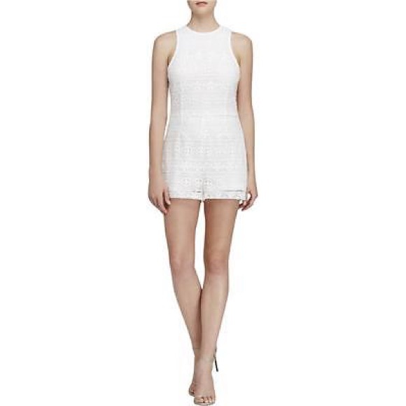 BB Dakota  Ivory Crochet Sleeveless Casual Romper - Picture 2 of 8