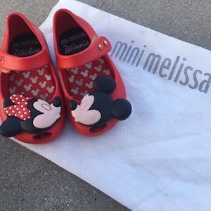 Mickey & Minnie Mini Melissa Shoes