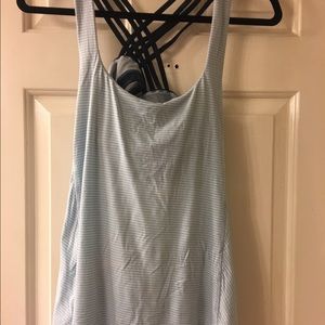 Lulu blue open back sz 8