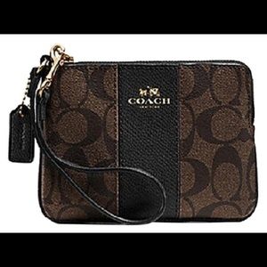 🇺🇸 NEW Coach Signature Small Wristlet