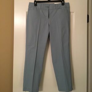 Loft slate blue cropped pants! NEW!