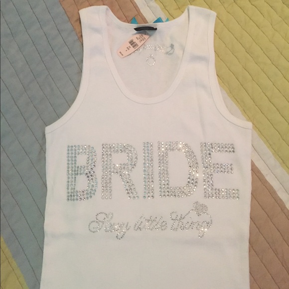 Victoria's Secret Tops - Victoria's Secret Sexy Little Bride tank