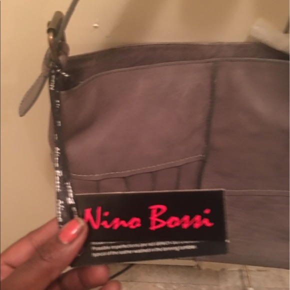 NEW NINO BOSSI LEATHER HANDBAG - Picture 3 of 5
