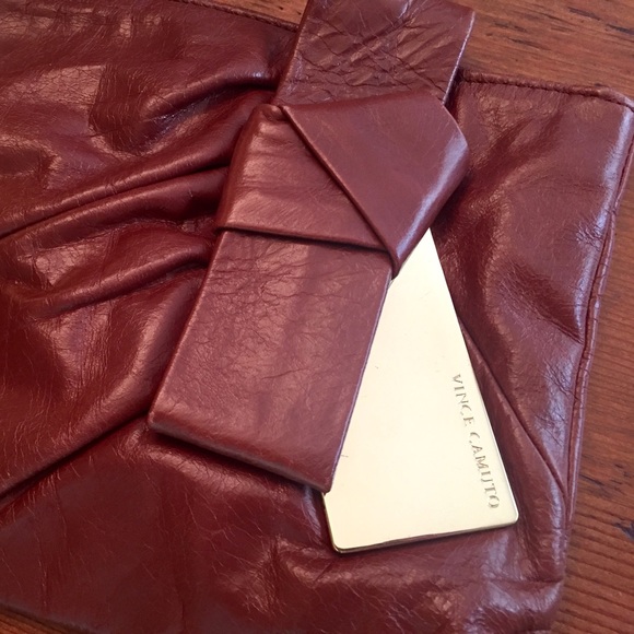 Vince Camuto leather clutch - Picture 3 of 6