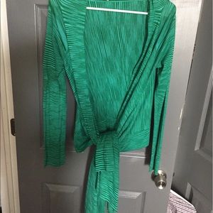 BCBG front tie cardigan