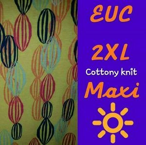 EUC LuLaRoe 2XL Maxi skirt  (Cross Posted)