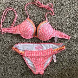 Victoria's Secret Push Up Swim Set Bikini