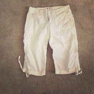 Gap white clam diggers