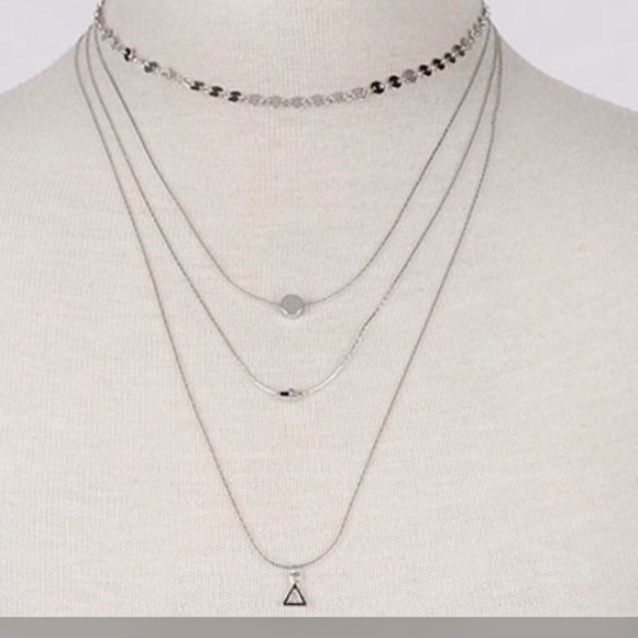 曆曆JEWELRY SALE曆Dainty 4 Piece Necklace--Faux Gold曆 - Picture 3 of 3