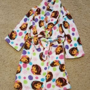 Girls 4T Dora Bath Robe