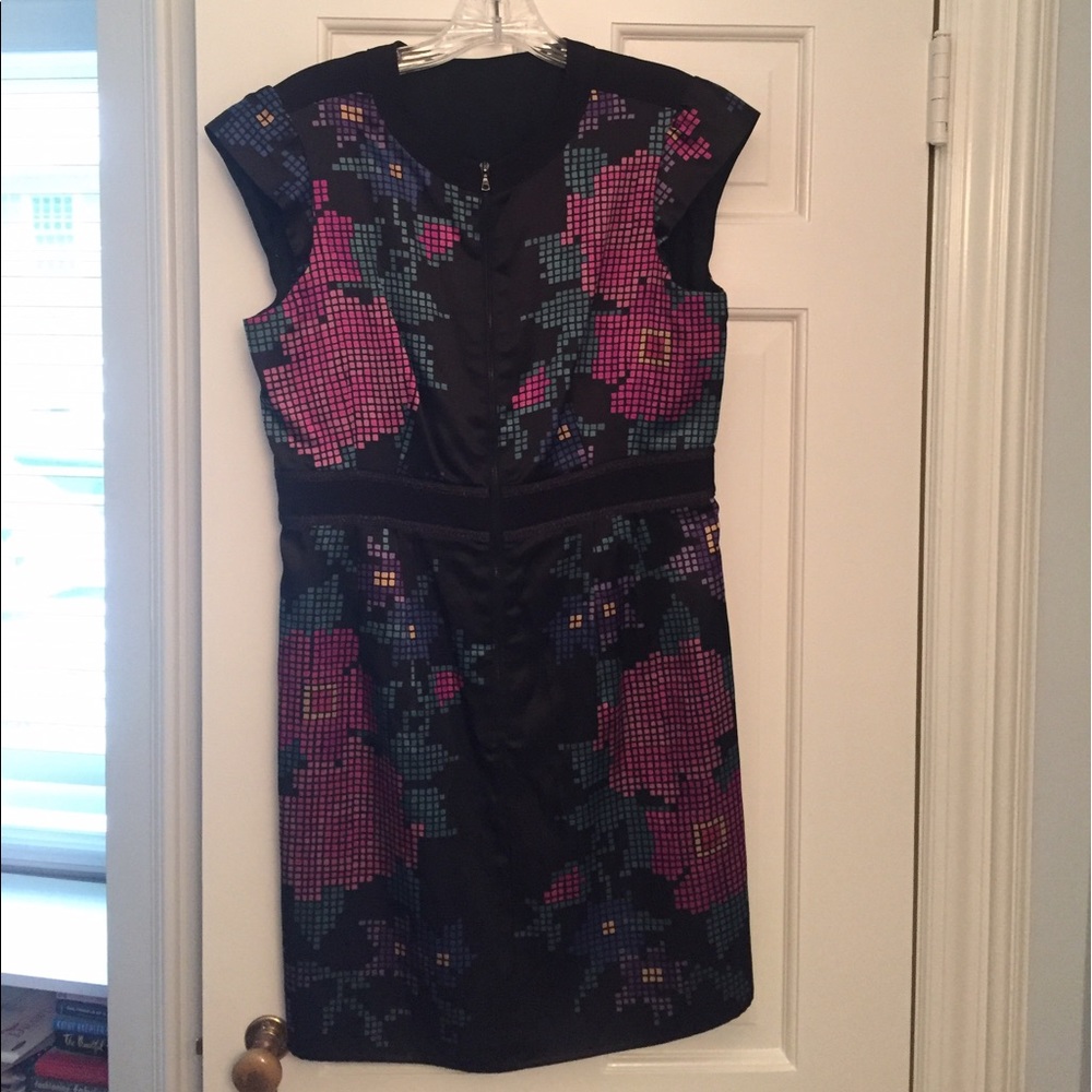 Nanette Lepore satin print dress