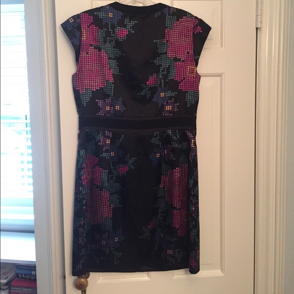 Nanette Lepore satin print dress - Picture 2 of 3