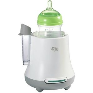 A baby bottle warmer