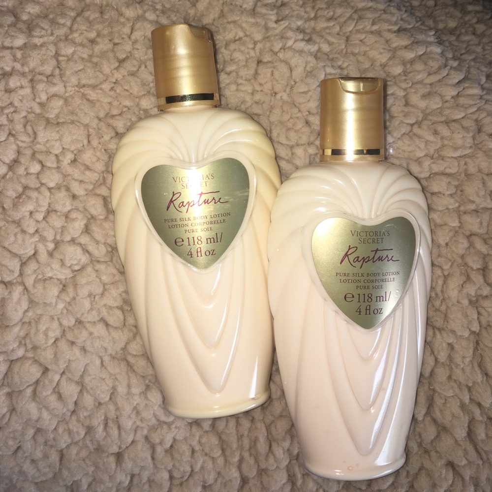 Victoria Secret Rapture body lotion.