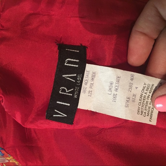 Virani embroidered cocktail dress-stunning detail - Picture 3 of 4