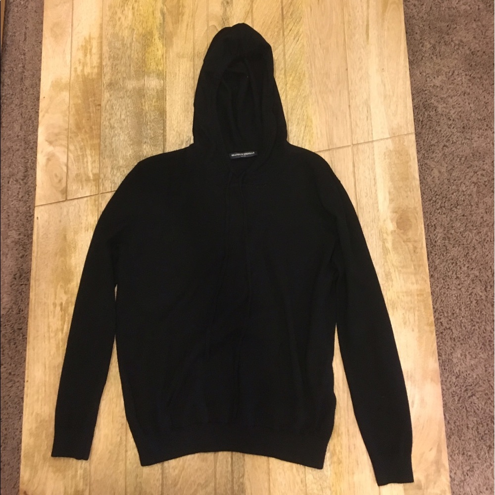 Soft black brandy Melville hoodie NWOT