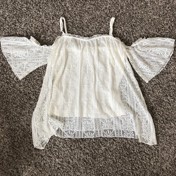 open shoulder dressy top - Picture 2 of 4