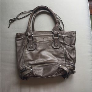 Chloe lock and key grey bag