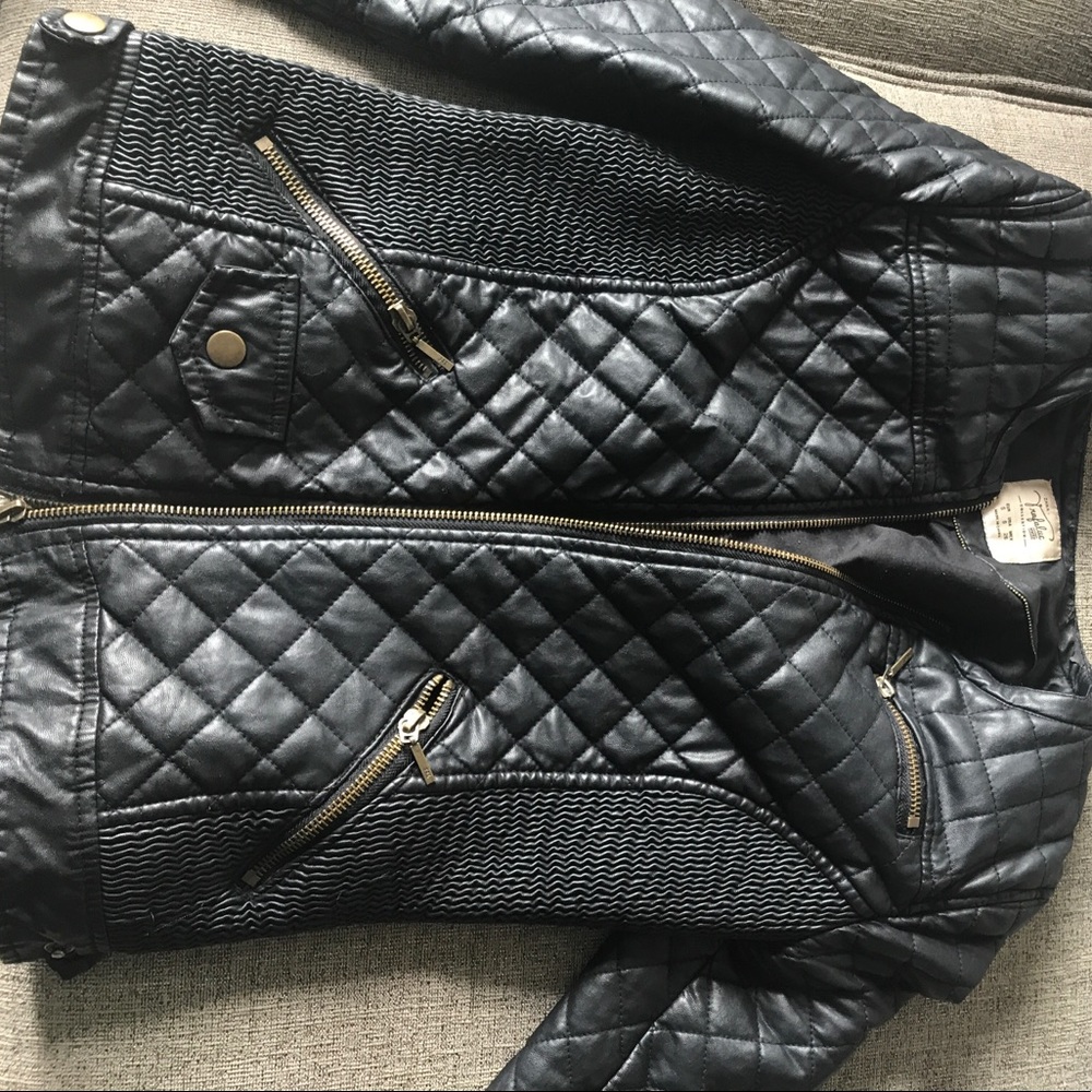 Black bomber jacket