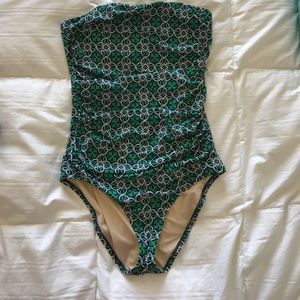 J.Crew bandeau swimsuit