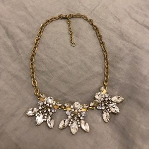 J. Crew Gem Bib Necklace