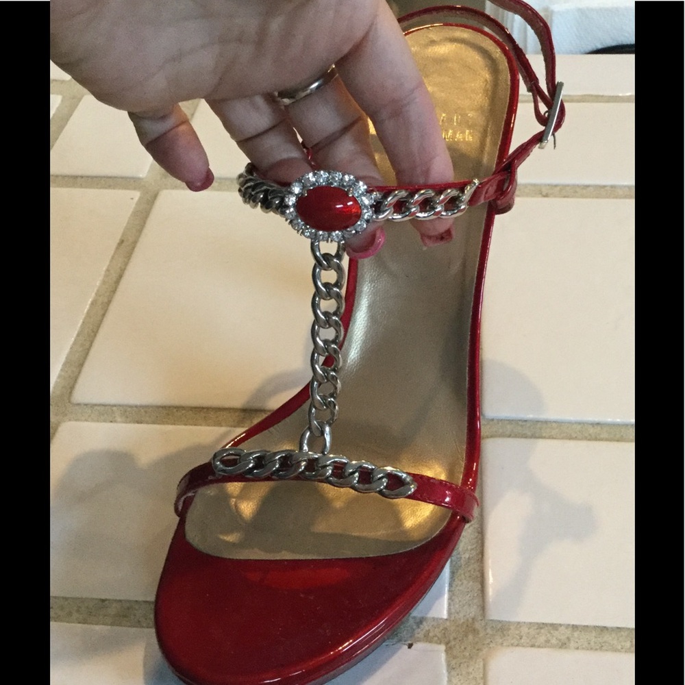 Stuart Weitzman Red high-heel sandals