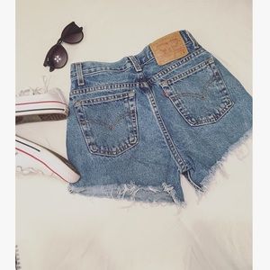 Vintage 512 Levi High Waist Cutoffs