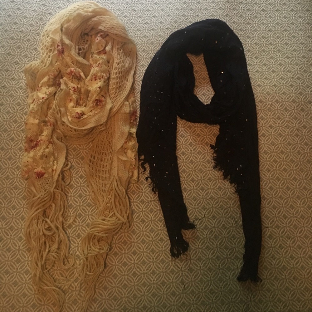 2 Light Weight Scarves