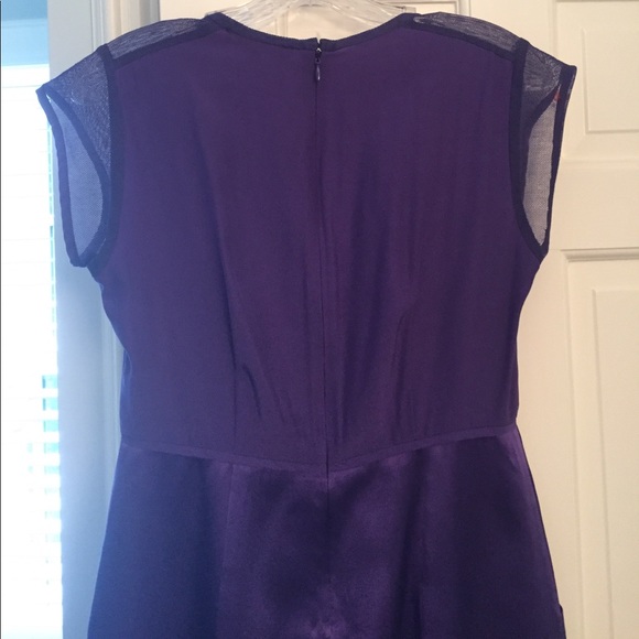 Satin/matte combo dress - Picture 4 of 4