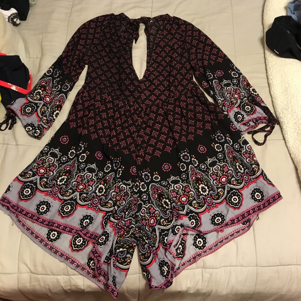 FLORAL ROMPER