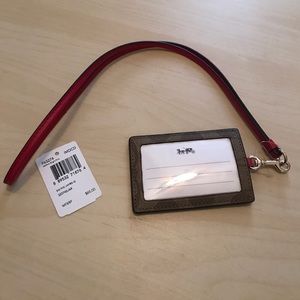 NWT Coach Lanyard