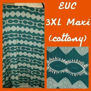 EUC LuLaRoe 3XL Maxi Skirt  (Cross Posted)