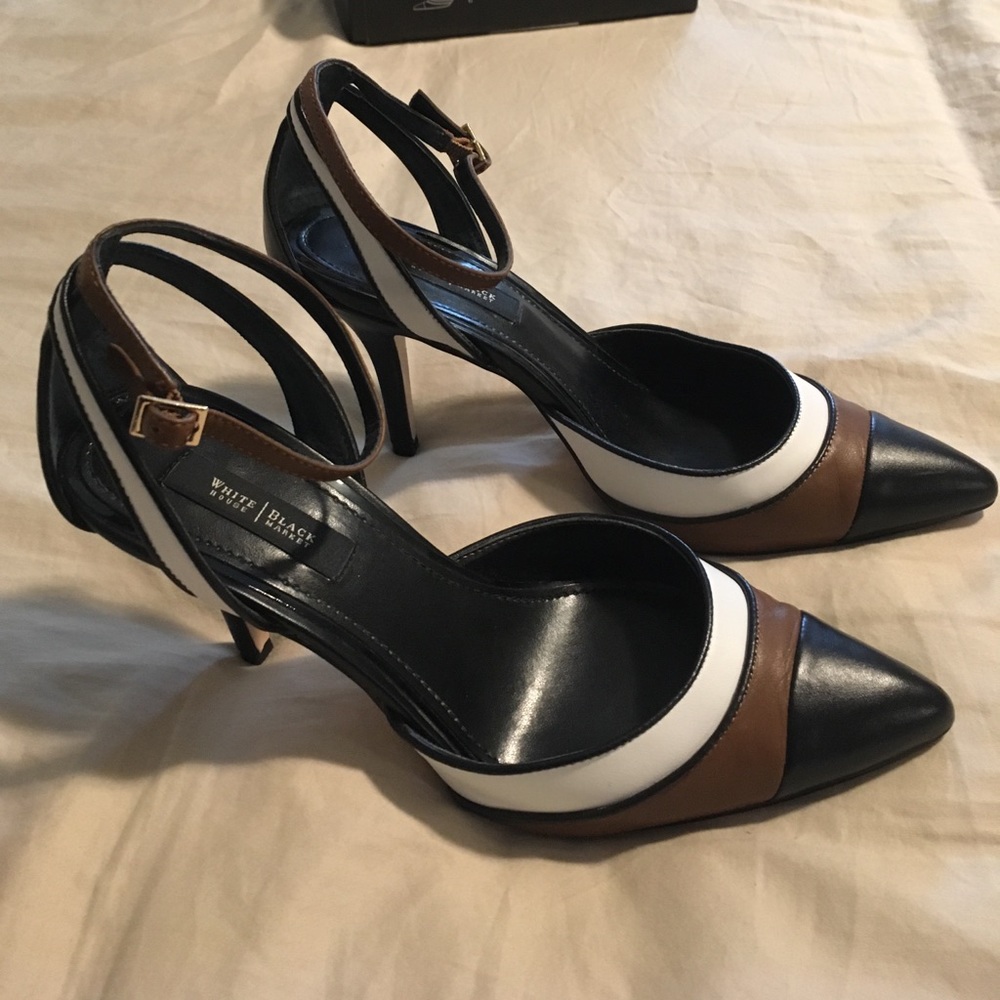 Size 9 White House Black Market "Augustine" heels